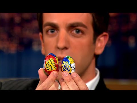 We'll Never Forget The Time BJ Novak Called Out Cadbury On 'Conan' For Shrinking Their Creme Eggs